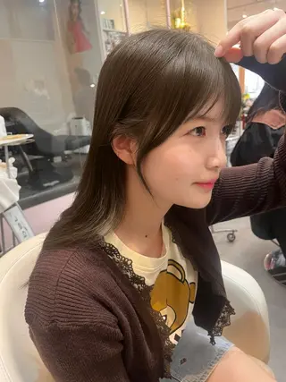 セミロング 似合わせ特化/レイヤ ーカット/mikuのヘアスタイル