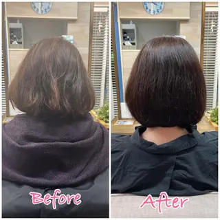 カラー ショートカット 🌸 飯野 舞桜のヘアスタイル