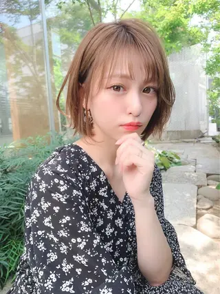 ショート カラー ヘアアレンジ ARiA by ECLART所属・💖韓国ヘアの匠 💖TAKUMI💖のヘアスタイル