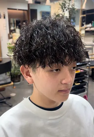 パーマ メンズ 年間2000名担当◎ パーマ職人/仲原佑樹のヘアスタイル