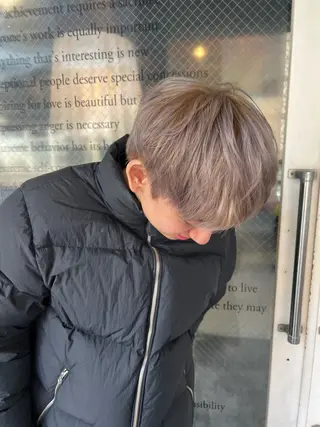 ショート カラー 博多韓国ヘア /メンズ【美涼】のヘアスタイル