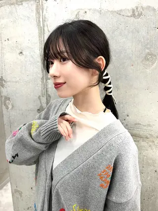 ミディアム 🫧ふじたまゆ🫧 レイヤーカット✂︎のヘアスタイル