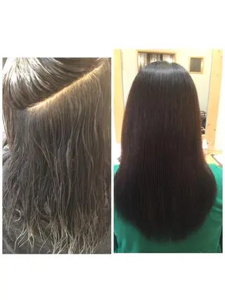 セミロング ロング ツヤ髪専門美容師 桑原 和誠のヘアスタイル