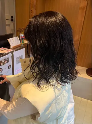 ミディアム パーマ ciala清澄白河所属・MANA/ ciala清澄白河のヘアスタイル