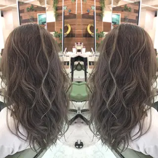 ロング カラー 青木 茂樹⭐️ 透明感カラーのヘアスタイル