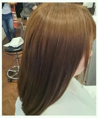 ミディアム カラー こだしま   みなのヘアスタイル