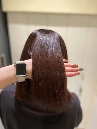 ミディアム カラー 川村 麗奈のヘアスタイル