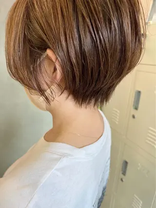 ショート カラー 🕶️佐藤 海李🐏のヘアスタイル