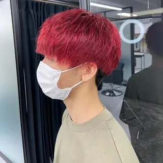 ショート カラー メンズ ミルボンAujua認定サロン Ria OSAKA 梅田所属・メンズ、エクステ特化 Ryuのヘアスタイル