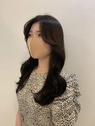 ロング 現地韓国ヘア🇰🇷 Chisaki치사키のヘアスタイル