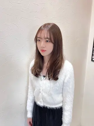 ロング カラー パーマ 小野 友暉のヘアスタイル