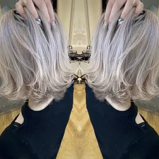 ミディアム カラー 髪質改善・艶カラー 加茂瑞希のヘアスタイル