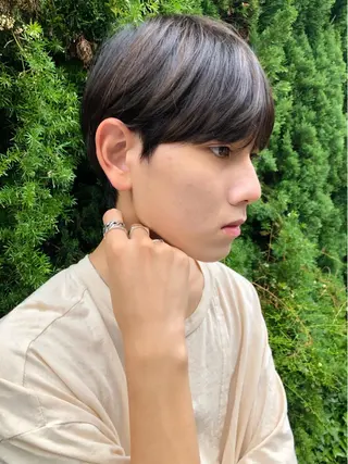 ショート メンズ🍃ナチュラル 韓国風ヘアRENのヘアスタイル
