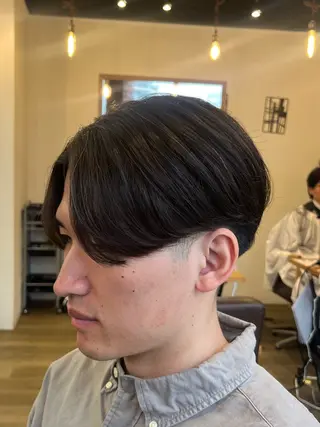 ショート パーマ メンズ 韓国風メンズ/毛流れ ヘアなら須田龍世のヘアスタイル