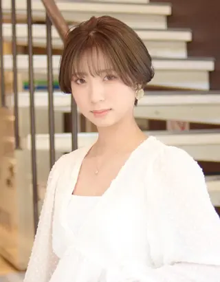 セミロング カラー ba_boo 福岡店のヘアスタイル