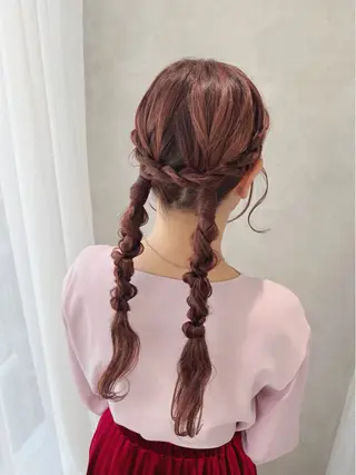 ヘアアレンジ 小顔ショート🌿 Say.石川葵のヘアスタイル