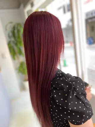 ロング カラー 菊地 美憂のヘアスタイル