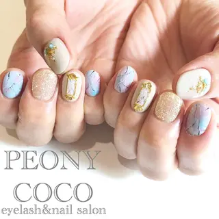 ショート ネイル マツエク・マツパ Beauty salon STELLA所属・STELLA 大西南帆のマツエク・マツパデザイン