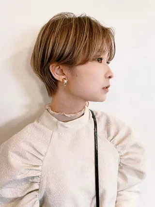 ショート カラー メンズスタイル /メンズパーマ/須藤のヘアスタイル