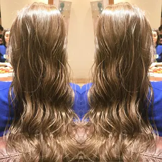 ロング カラー シールエクステ⭐️ オオミタクヤのヘアスタイル