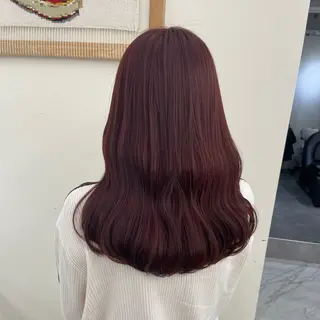 カラー こはな🎀梅田🎀 ピンクカラー💝のヘアスタイル