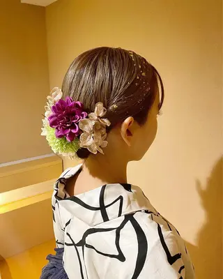 ショート ヘアアレンジ KANA カナのマツエク・マツパデザイン