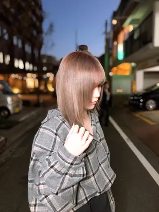 ミディアム カラー 韓国カラーエクステ 👑代表渡部雅己👑のヘアスタイル