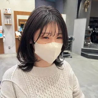 堀結香/顔まわり レイヤー/蒲生四丁目のヘアスタイル