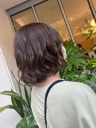 ミディアム ente im所属・上田 文香のヘアスタイル