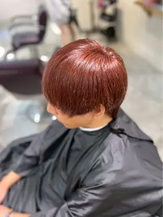 カラー メンズ 暖色カラー/艶カラー mitsuki🌴のヘアスタイル