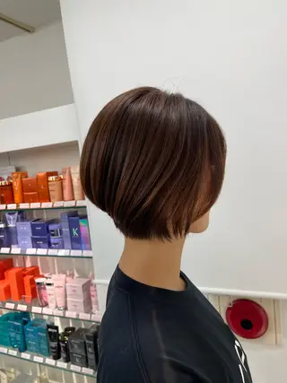 ショート 【レイヤーカット】 キサヌキミワのヘアスタイル