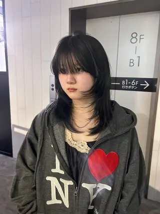 セミロング 似合わせカット tasukuのヘアスタイル