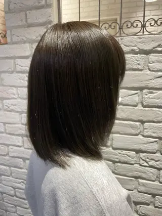 ミディアム カラー 柳井 準平のヘアスタイル