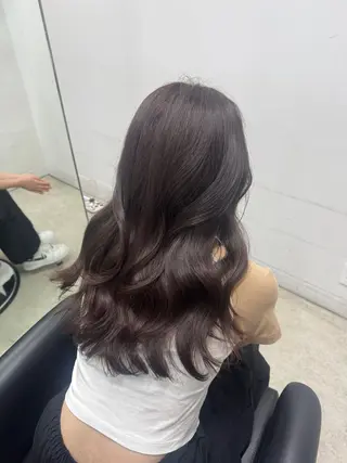 セミロング カラー 菜千 カラー/巻き髪💕のヘアスタイル