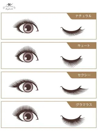 マツエク・マツパ 古橋 綾華のマツエク・マツパデザイン