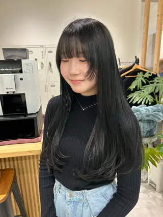 ロング カラー THE ESCALA 町田所属・町田縮毛矯正/ 髪質改善/美髪特化のヘアスタイル