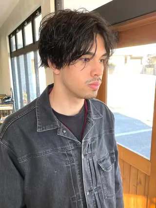 ショート パーマ メンズ メンズ🎱女性も歓迎 ✨🌵榊原崇文🌵のヘアスタイル