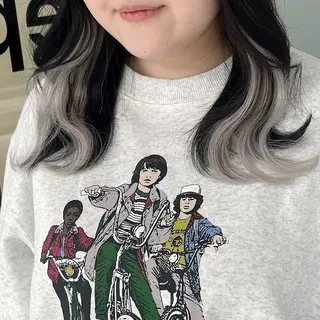 セミロング りおな/エクステ /ミルクティーカラーのヘアスタイル