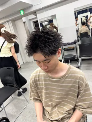 メンズ パーマ特化 まなるのヘアスタイル