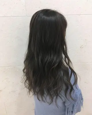 ロング カラー 斉藤 貴也のヘアスタイル