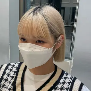 ショート 🩶赤み消しカラー 🐈⬛荻野美思🐾のヘアスタイル