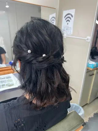 ミディアム ヘアアレンジ 山室 敬義のヘアスタイル