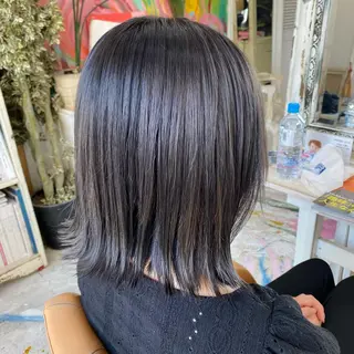 ミディアム JAM所属・透明感ケアカラー 🌟misaki🌟のヘアスタイル