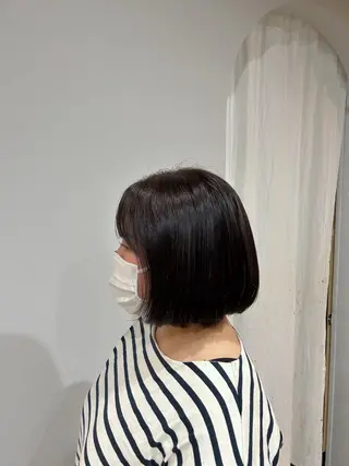 ミディアム カラー 川端 明莉のヘアスタイル