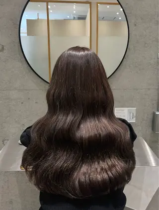 ロング 透明感カラー/顔周り カット🎀ヒラバルのヘアスタイル
