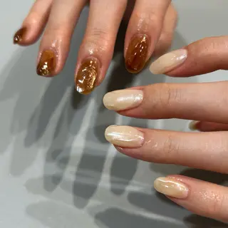 ネイル NINEnami ニュアンスネイルのネイルデザイン