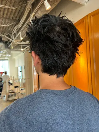 ショート メンズ デザインパーマ🌀 KAISEIのヘアスタイル