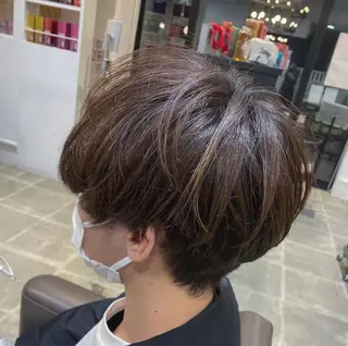 ショート メンズ 柴田 枝利子のヘアスタイル