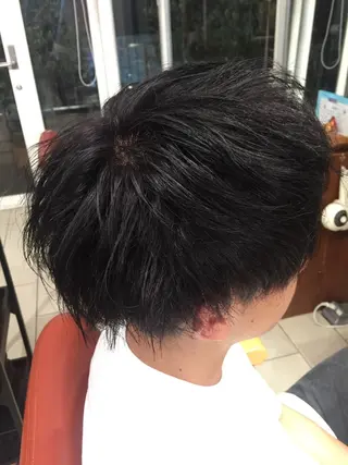 カラー ヘアアレンジ メンズ メンズパーマの巨匠 鈴木純のヘアスタイル