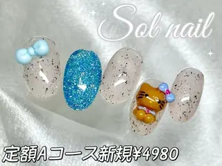 ネイル パラジェル＆フィルイン取り扱いサロンSol Nail所属・Sol Nail ミネのネイルデザイン